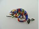Picture of Colourful Chameleon Brooch
