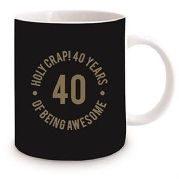 Picture of 40th black mug