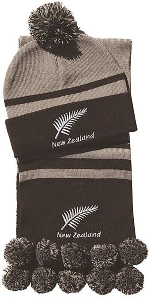 Picture of Hat /scarf silver fern
