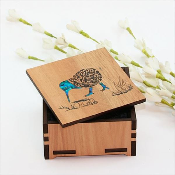 Picture of Sml box filigree kiwi