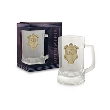 Picture of 50th gold badge stein