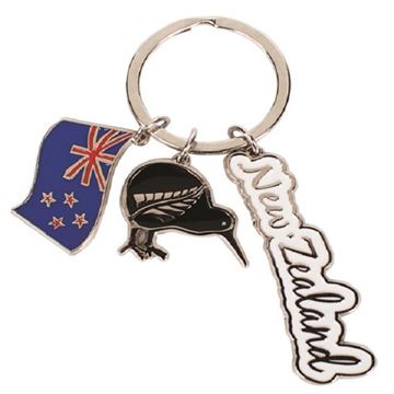 Picture of Keyring nz flag kiwi