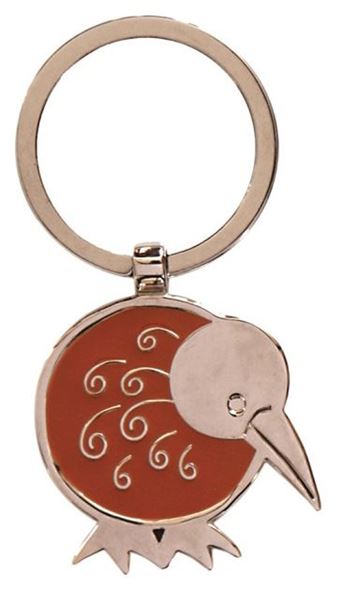 Picture of Keyring kiwi brown