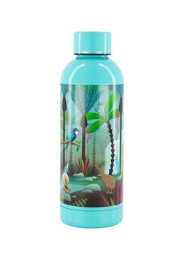 Picture of Metal drink bottle birds/bush