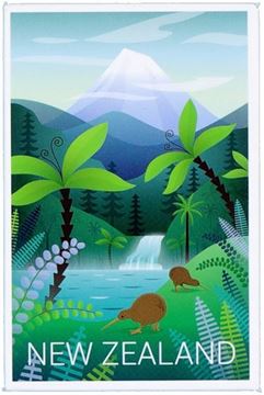 Picture of Magnet metal nz scene kiwi