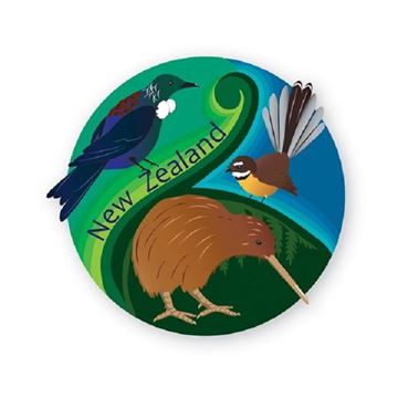 Picture of Magnet 3D tui/fantail/kiwi