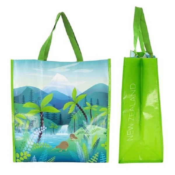 Shopping Bag Nz Scene Kiwi Gift Shop Glenfield Souvenirs Kiwiana My