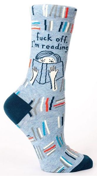 Picture of Womens im reading socks