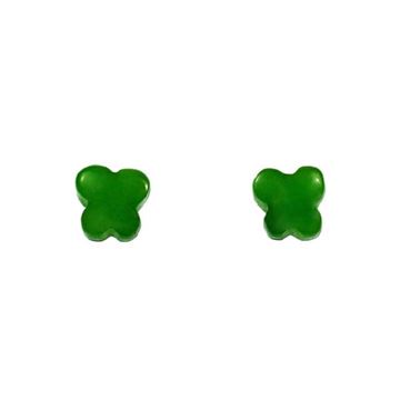 Picture of Jade studs butterfly