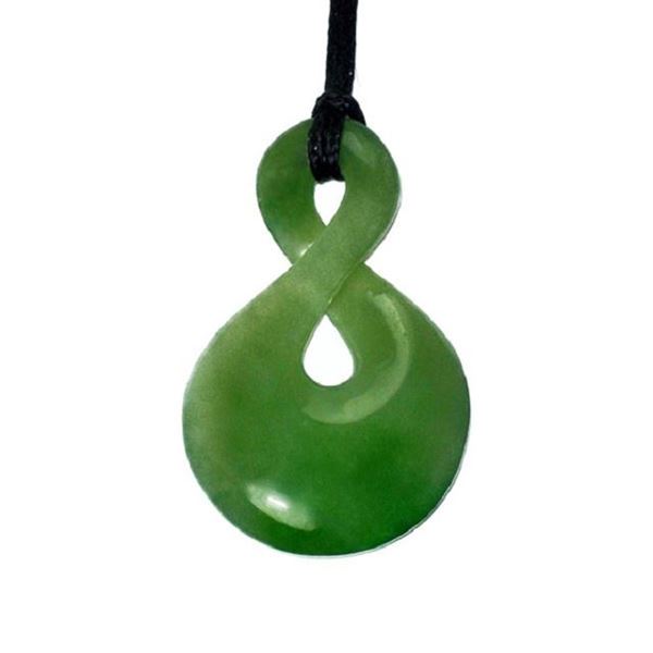 Picture of Jade pendant twist single
