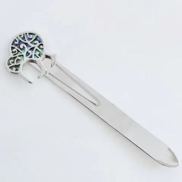 Picture of Paua kiwi filgree bookmark