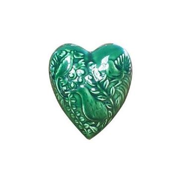Picture of NZ natives heart green