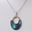 Picture of Paua sectioned oval pendant
