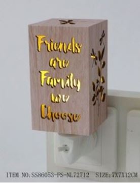 Picture of Friends wood night light