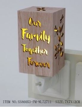 Picture of Family wood night light
