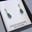 Picture of Greenstone earrings silver