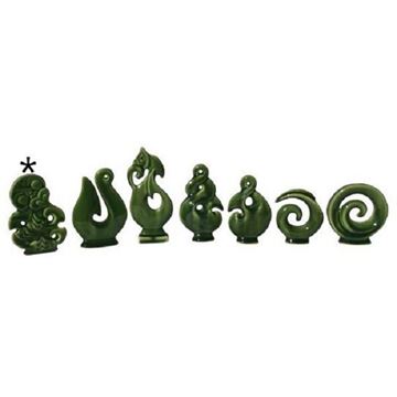 Picture of Mini hei tiki green