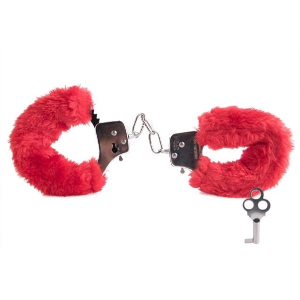 Picture of Furry love cuffs red
