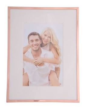 Picture of 4x6 rose gold trim frame