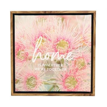 Picture of Flourish home framed canvas