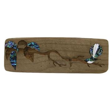 Picture of Paua fantail driftwood