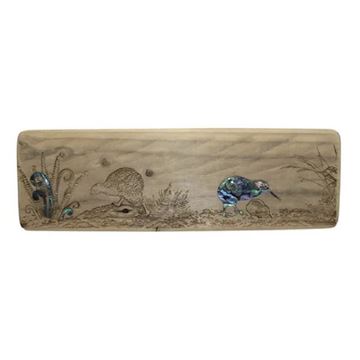 Picture of Paua kiwis driftwood