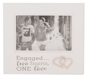Picture of 6x4 silver engagement frame