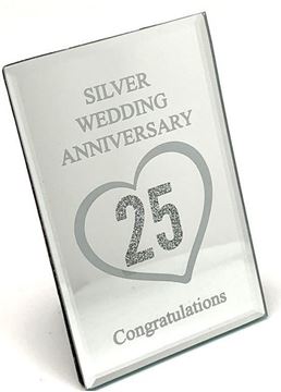 Picture of Silver anniversary plaque