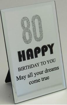 Picture of 80th plaque