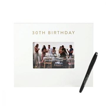 Picture of 30th signature frame