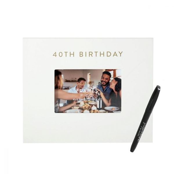 Picture of 40th signature frame