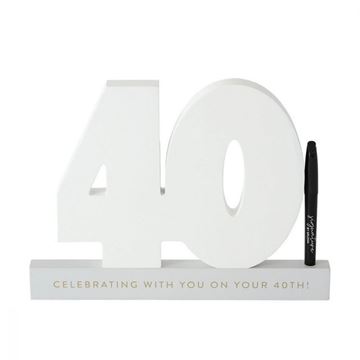 Picture of 40th signature number