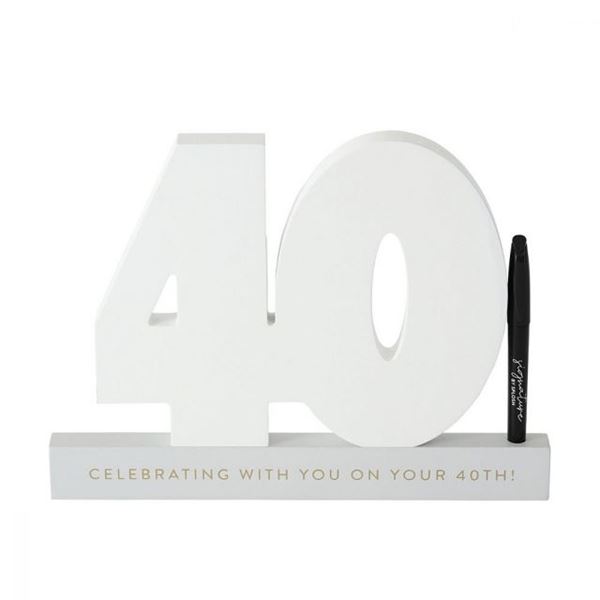 Picture of 40th signature number