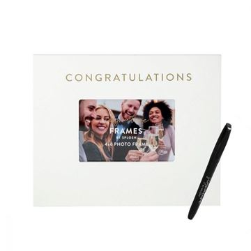 Picture of Congrats signature frame