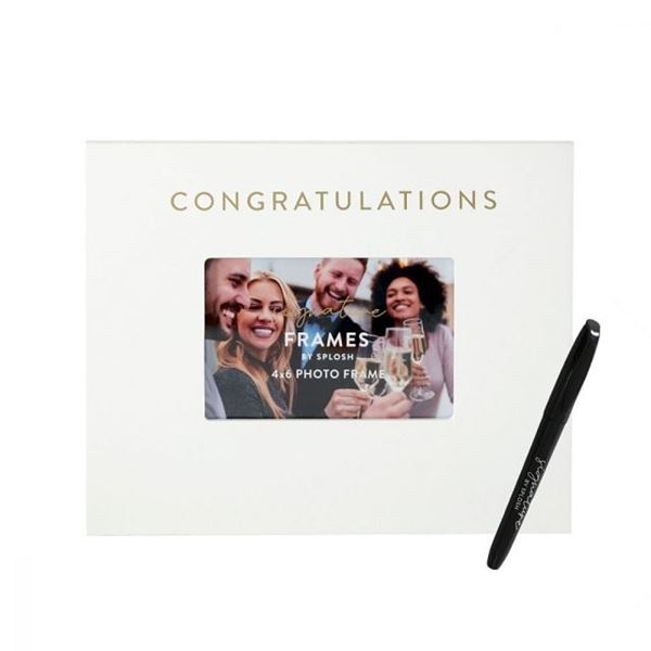Picture of Congrats signature frame
