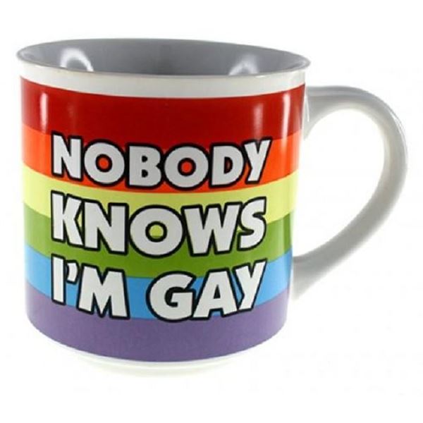 Picture of Mug nobody knows im gay