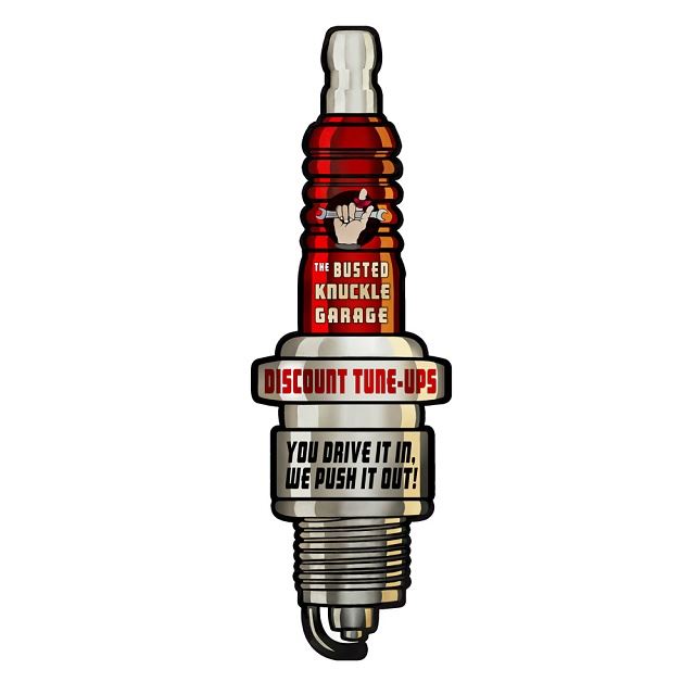 Spark plug wall plaque Gift Shop Glenfield Souvenirs Kiwiana