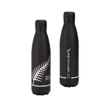 Picture of Metal drink bottle silver fern