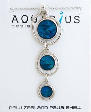 Picture of Paua 3 circle necklace