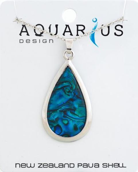 Picture of Paua large oval teardrop NL
