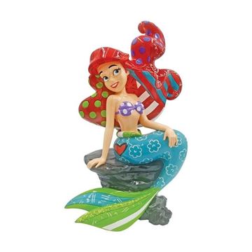 Picture of Ariel on rock large figurine
