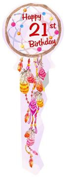 Picture of Wooden dreamcatcher 21st key
