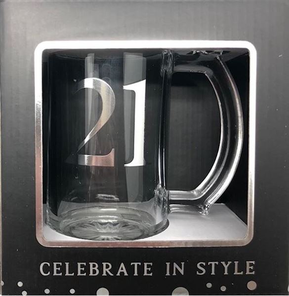 Picture of 21st glass tankard