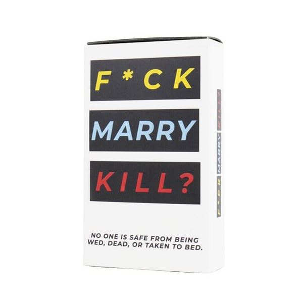 Picture of F*ck, marry, kill card game