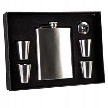 Picture of Flask set 4 shot glass