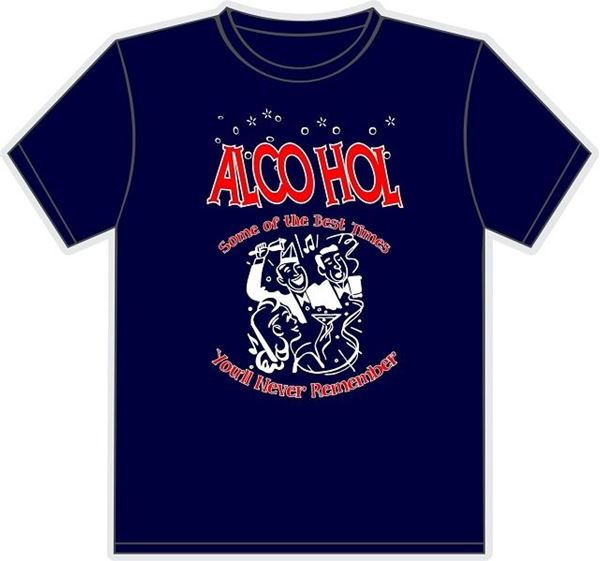 Picture of Large alcohol t shirt