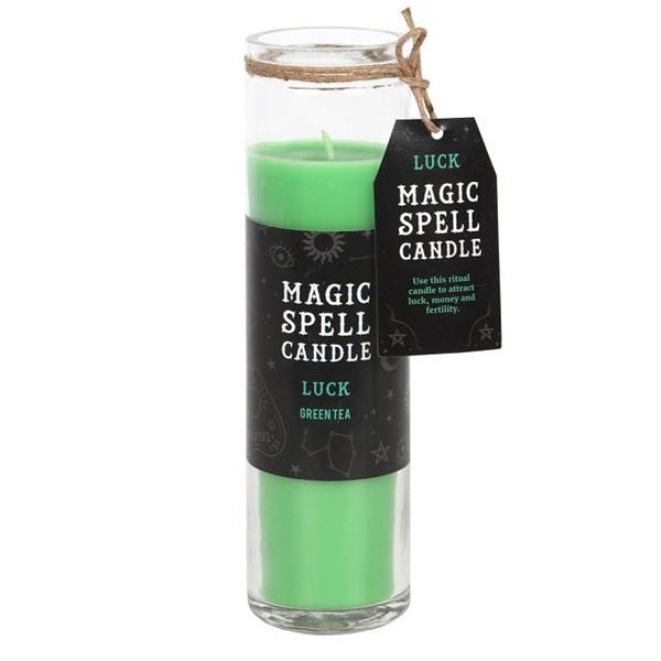 Picture of Green tea luck tube candle