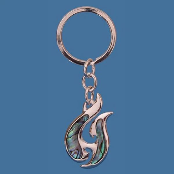 Picture of Paua hook keyring