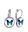 Picture of Blue butterfly earrings