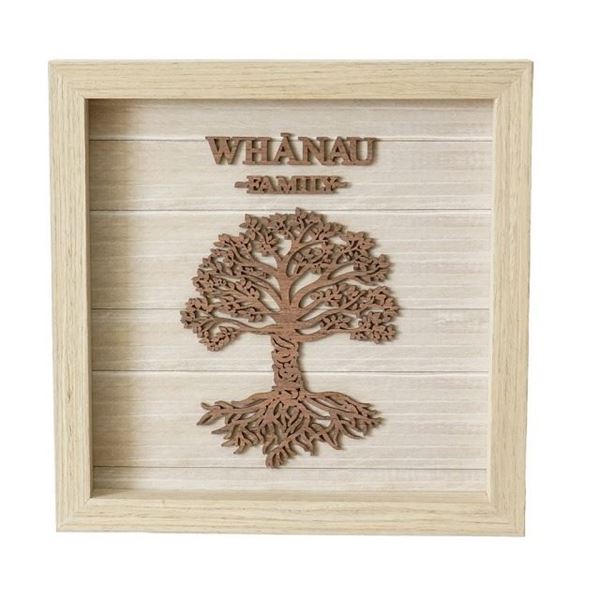 Picture of Whanau wooden plaque